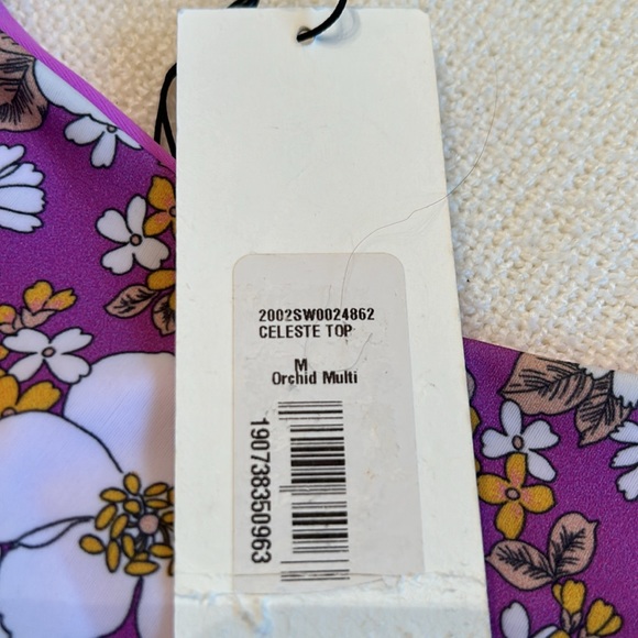 Veronica Beard NWT Celeste Top in Orchid Multi size medium - Picture 2 of 4